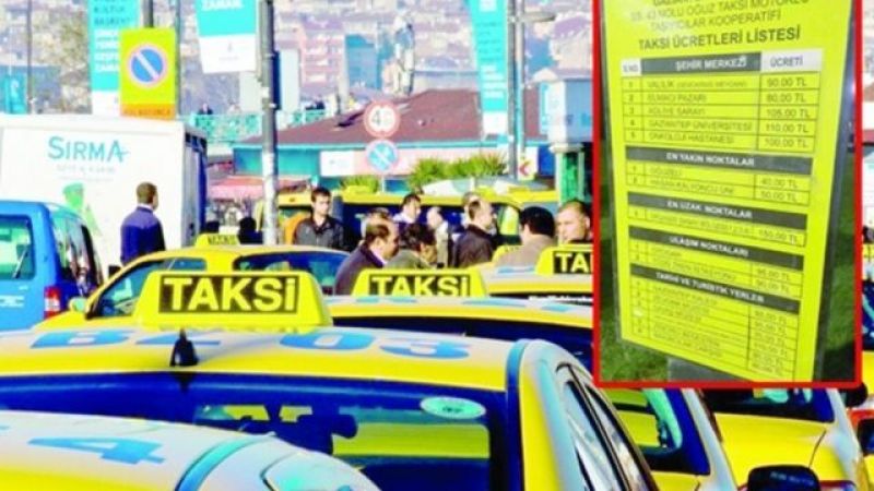 Gaziantep taksi ücretleri zamlandı! Bugünden itibaren Gaziantep’te taksimetre açılış ücretleri 2 katına çıktı! 3