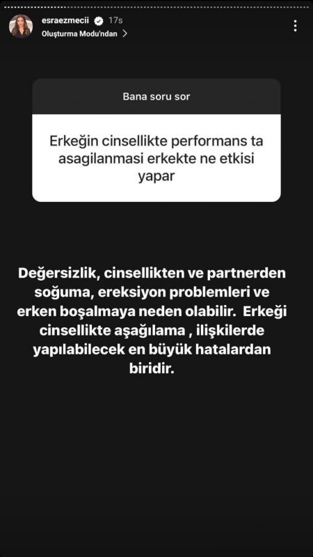 Uzman Klinik Psikolog Esra Ezmeci'den kritik uyarı: “Cinsellikle erkekleri aşağılamayın!” 2