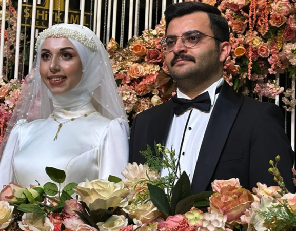 Gaziantep'te Bol Şahitli Nikah... Sağlık camiasını buluşturan nikahta şahitler dikkat çekti. 1