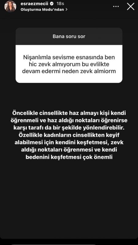 Nişanlımla cinsellikten zevk almıyorum diyen kadına, Esra Ezmeci'den şoke eden tavsiye: O zaman kendiniz öğrenin! 2