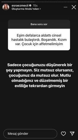 Eşiyle 11 yıldır her gün 7 kere ilişkiye girdiğini itiraf etti, isyan edemeden duramadı! Esra Ezmeci’nin takipçisi anlattı! Meğer… 2