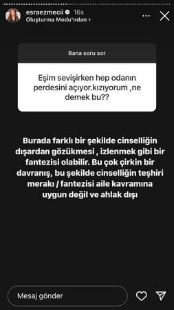 Cinsel ilişki sırasında perdeleri açtı, eşini kızdırdı: Esra Ezmeci’nin takipçisi soluğu hemen sosyal medyada aldı! Neler oluyor? 2