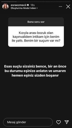 Kızıyla arası bozuldu, intikam almak için damadıyla ilişkiye girdi: Esra Ezmeci’nin o takipçisi itirafıyla resmen kan dondurdu! Meğer… 2