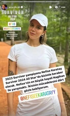 Survivor’da şampiyonlar geçidi: 2023 şampiyonu Nefise Karatay tozu dumana katmaya geliyor! 2