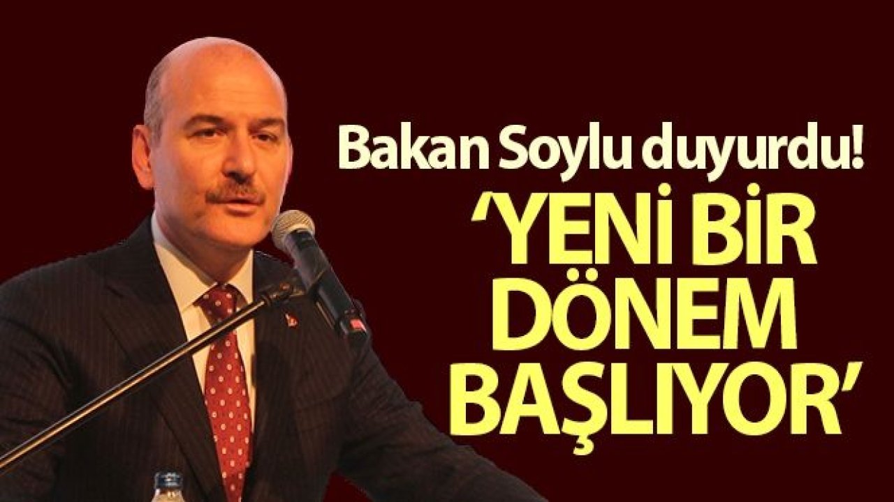 Bakan Soylu: 'Emniyet ve jandarmada yeni bir dönem başlıyor'