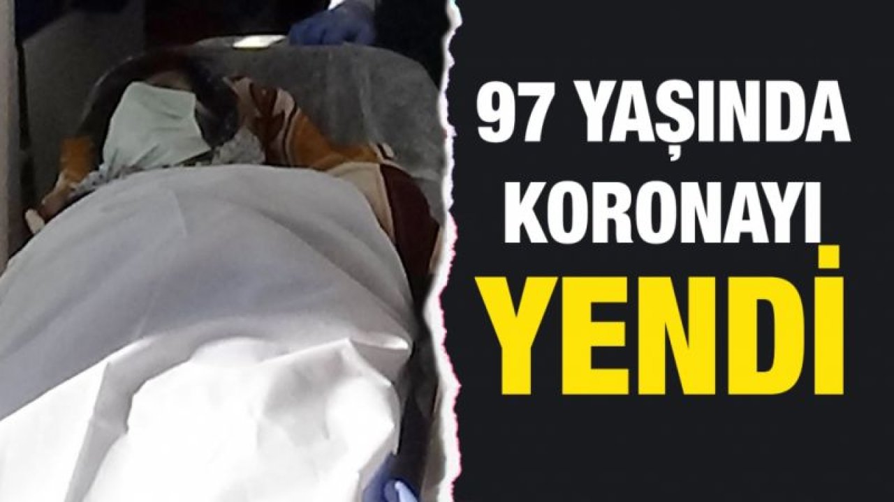 97 yaşında koronayı yendi