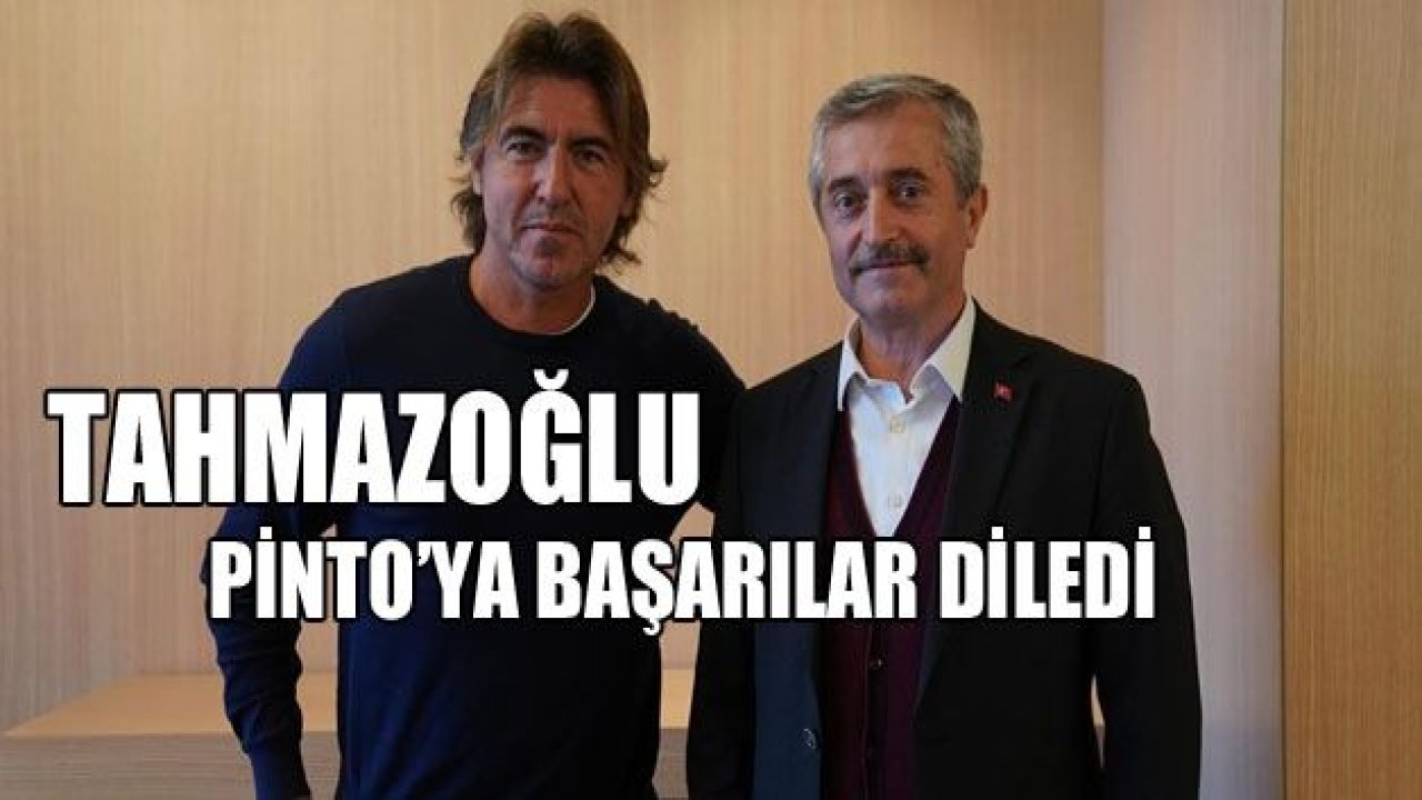 Tahmazoğlu başarılar diledi