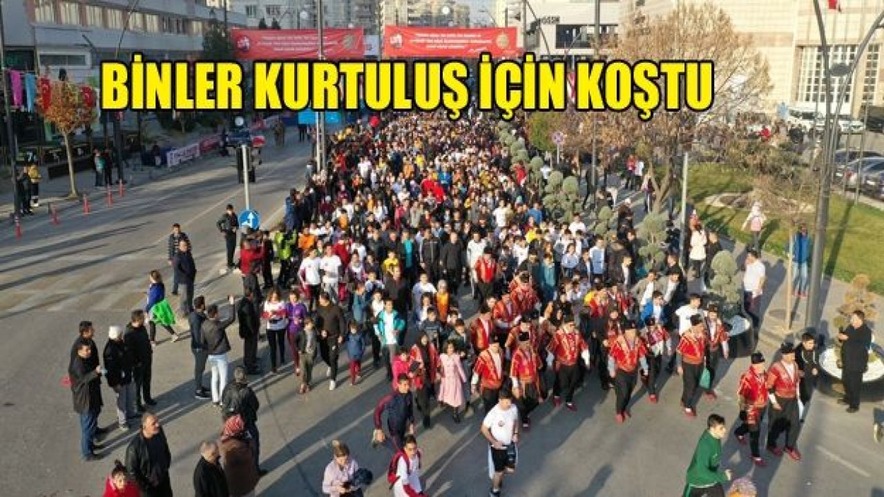 15 ülkeden 85 bin kişi aynı anda koştu