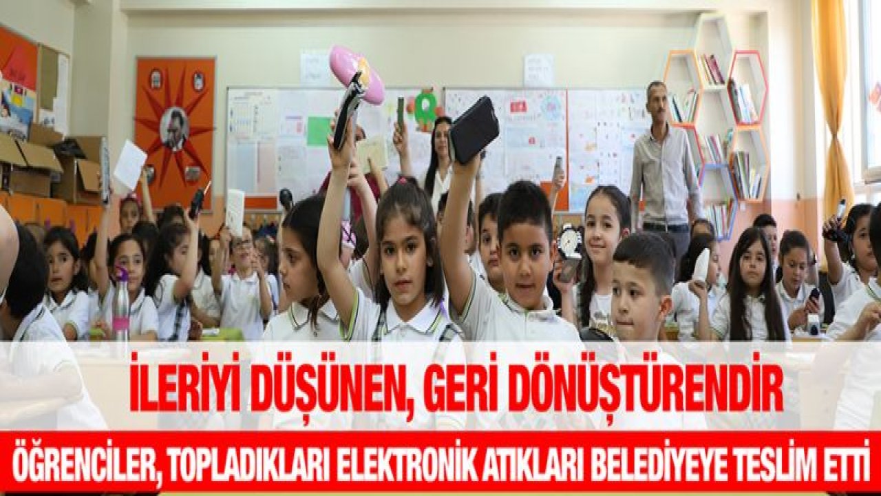 İLKOKUL ÖĞRENCİLERİ, GELECEKLERİ İÇİN BİRİKTİRDİ