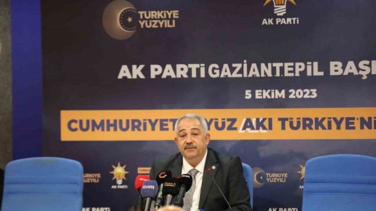 AK Parti Gaziantep İl Başkanı Çetin, 4. Olağanüstü Büyük Kongre öncesi açıklamalarda bulundu