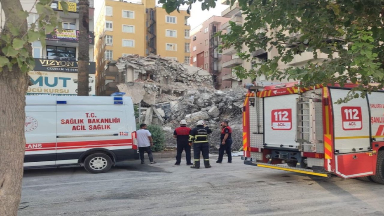 Şanlıurfa’da hasarlı bina kontrollü şekilde yıkılırken göçük meydana geldi: Vatandaş altında kaldı