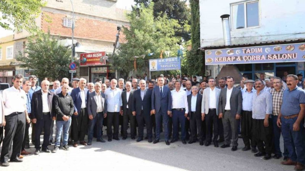 AK Parti Gaziantep’ten Yavuzeli ve Araban’da miting havasında toplantı