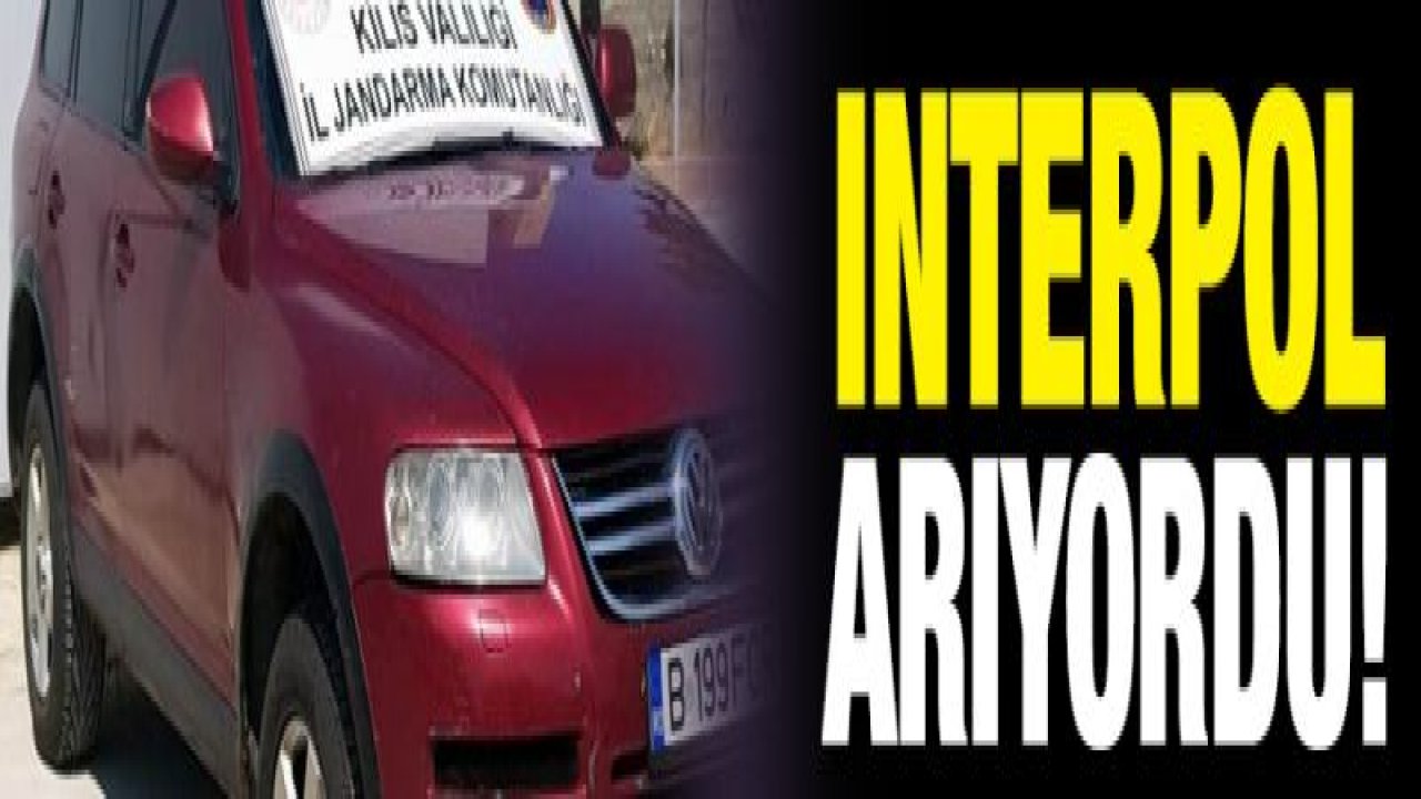 Interpol'ün aradığı cip, Suriye'ye götürülmek istenirken ele geçirildi