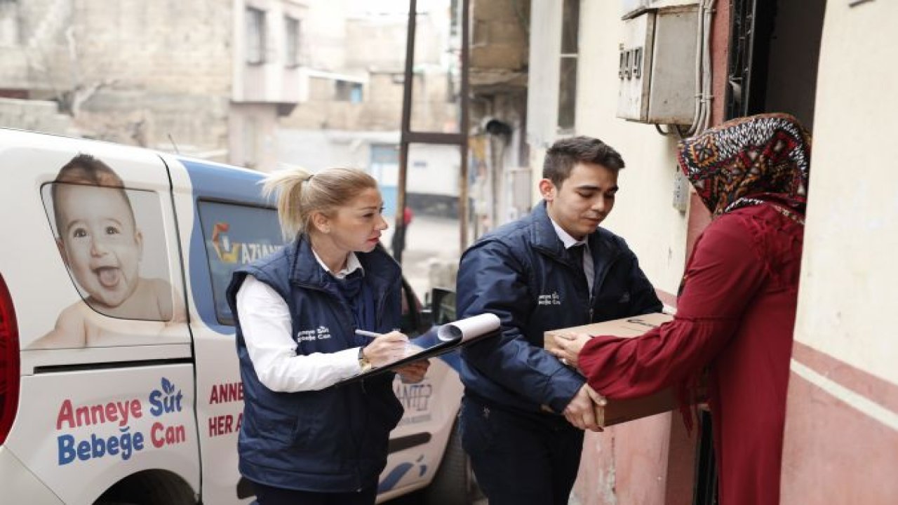 Gaziantep Büyükşehir anne adayları için 5 milyon litre süt dağıttı