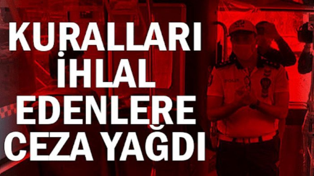 Gaziantep'te Kovid-19 tedbirlerini ihlal eden 263 kişiye para cezası