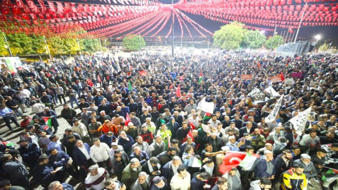 Gaziantep, Şanlıurfa, Kahramanmaraş ve çevre illerde İsrail'in Gazze'deki hastane saldırısı protesto edildi