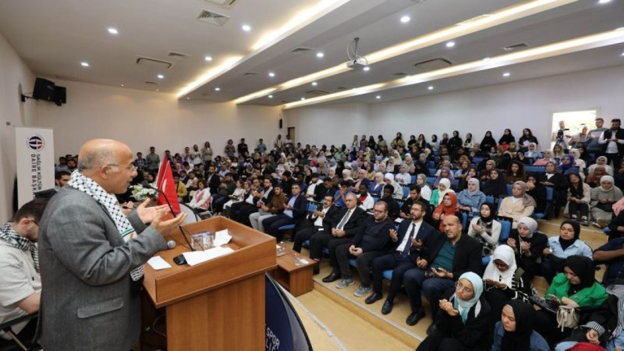 Gaziantep'te "Dünden Bugüne Filistin" semineri gerçekleştirdi