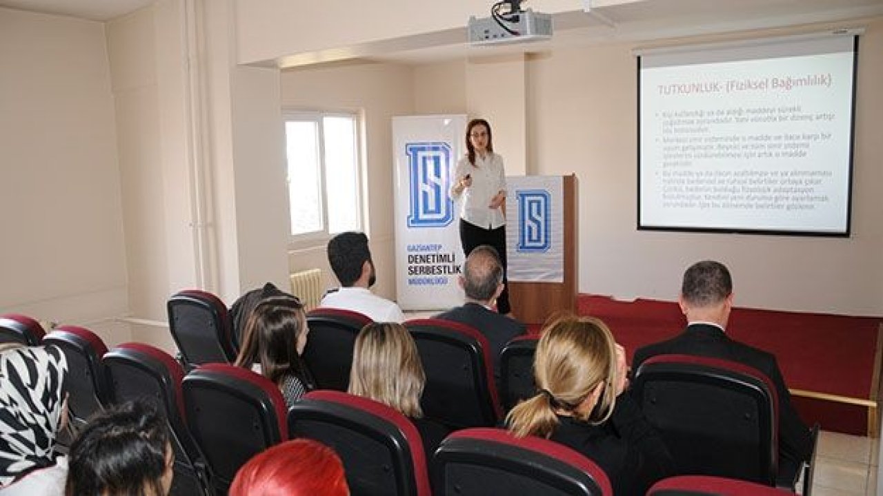 Denetimli Serbeslik'te Madde Bağımlılığı ve İntiharı önleme semineri