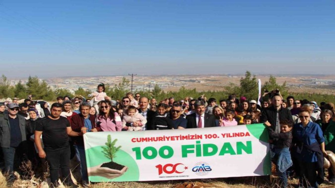 GAİB’den Cumhuriyetin 100. yılında 100 fidan