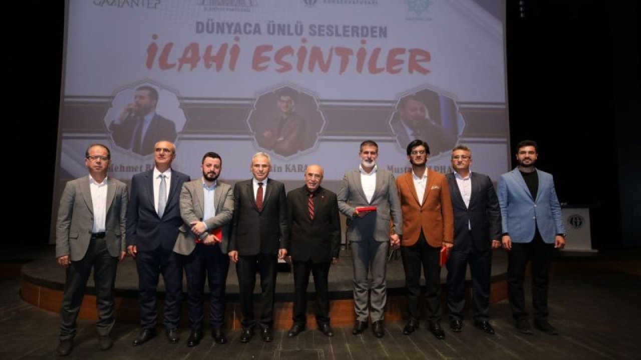 Gaziantep’te dünyaca ünlü seslerden ilahi dinletisi gerçekleştirildi