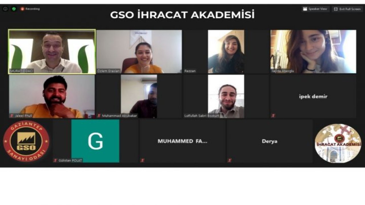 GSO İHRACAT AKADEMİSİ PROJESİ MEYVELERİNİ VERMEYE BAŞLADI