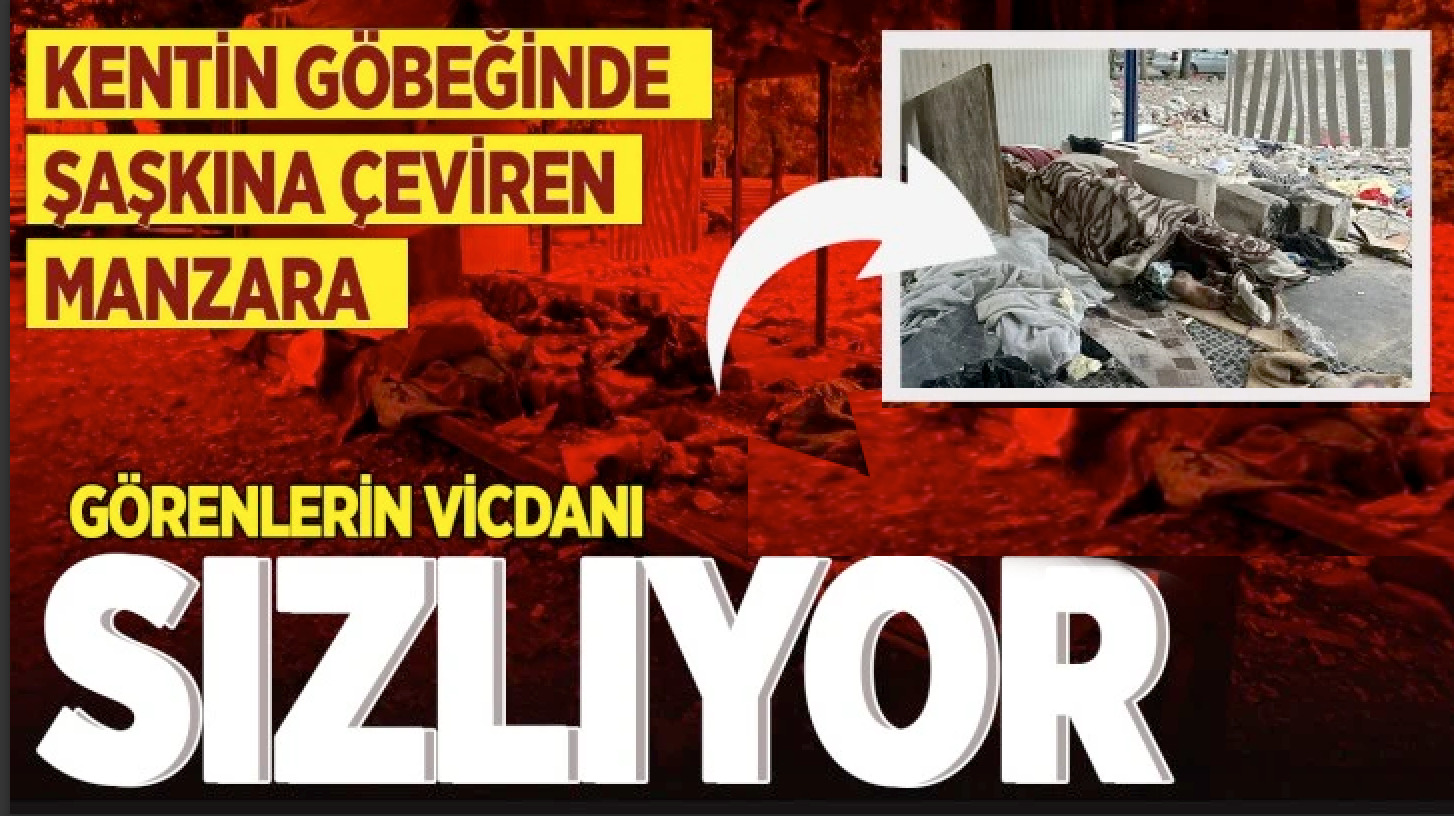 Gaziantep'te üzen görüntü! Boş arazide yatan vatandaş, görenlerin vicdanını sızlattı