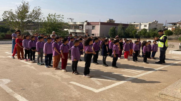 Gaziantep'te öğrencilere trafik kuralları eğitimi verildi