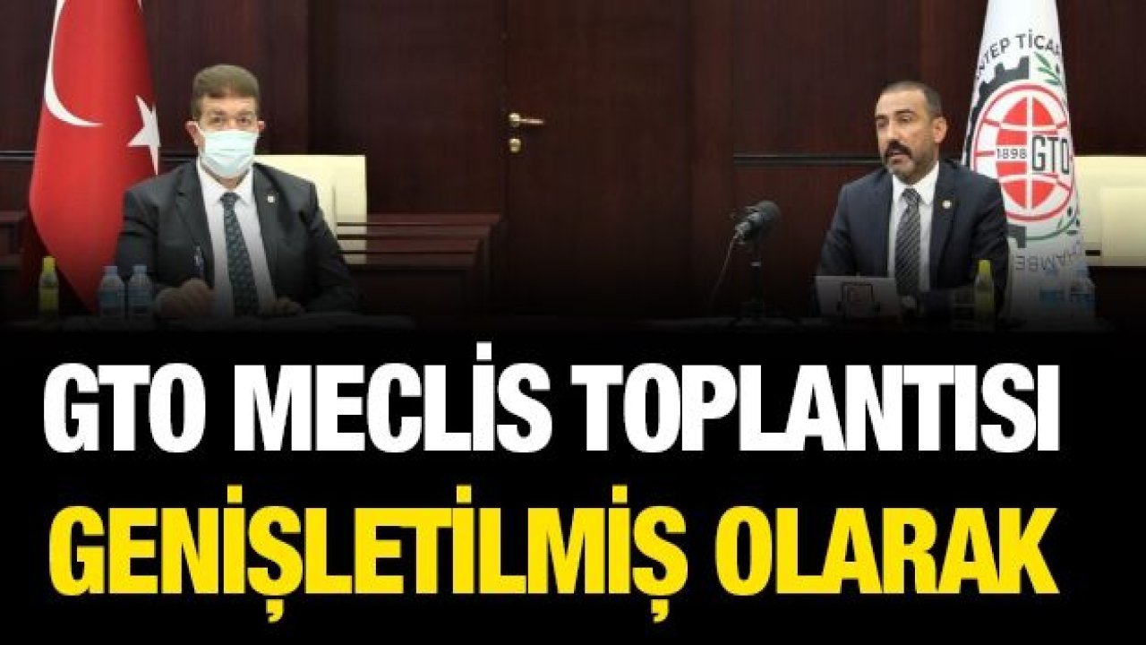 GTO kasım ayı meclis toplantısı genişletilmiş olarak yapıldı