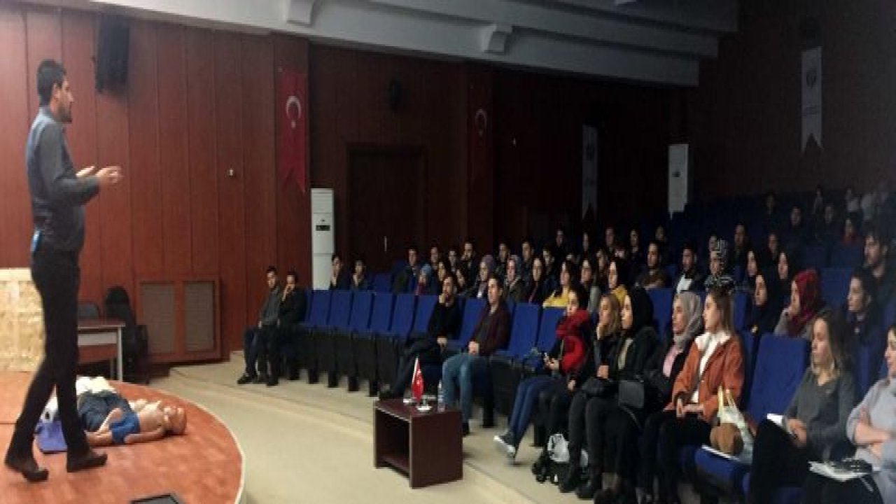 GAÜN'de temel ilk yardım eğitimi