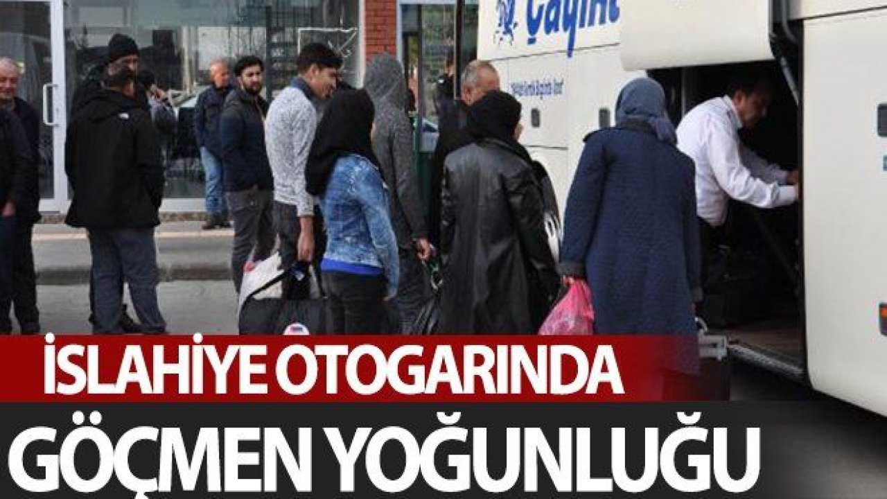 Suriyeli sığınmacılar Avrupa'ya gitmek için otogara akın etti