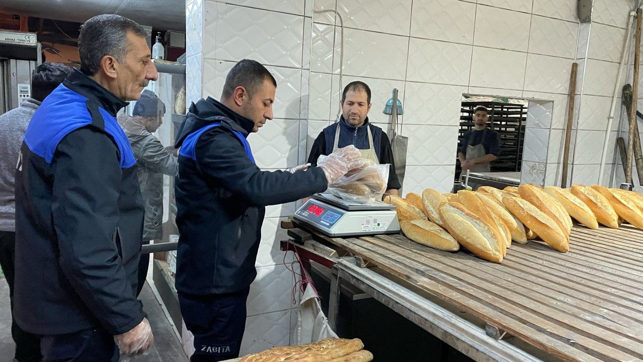 Gaziantep'in İslahiye İlçesi'nde ekmek fırınlarında denetim yapıldı