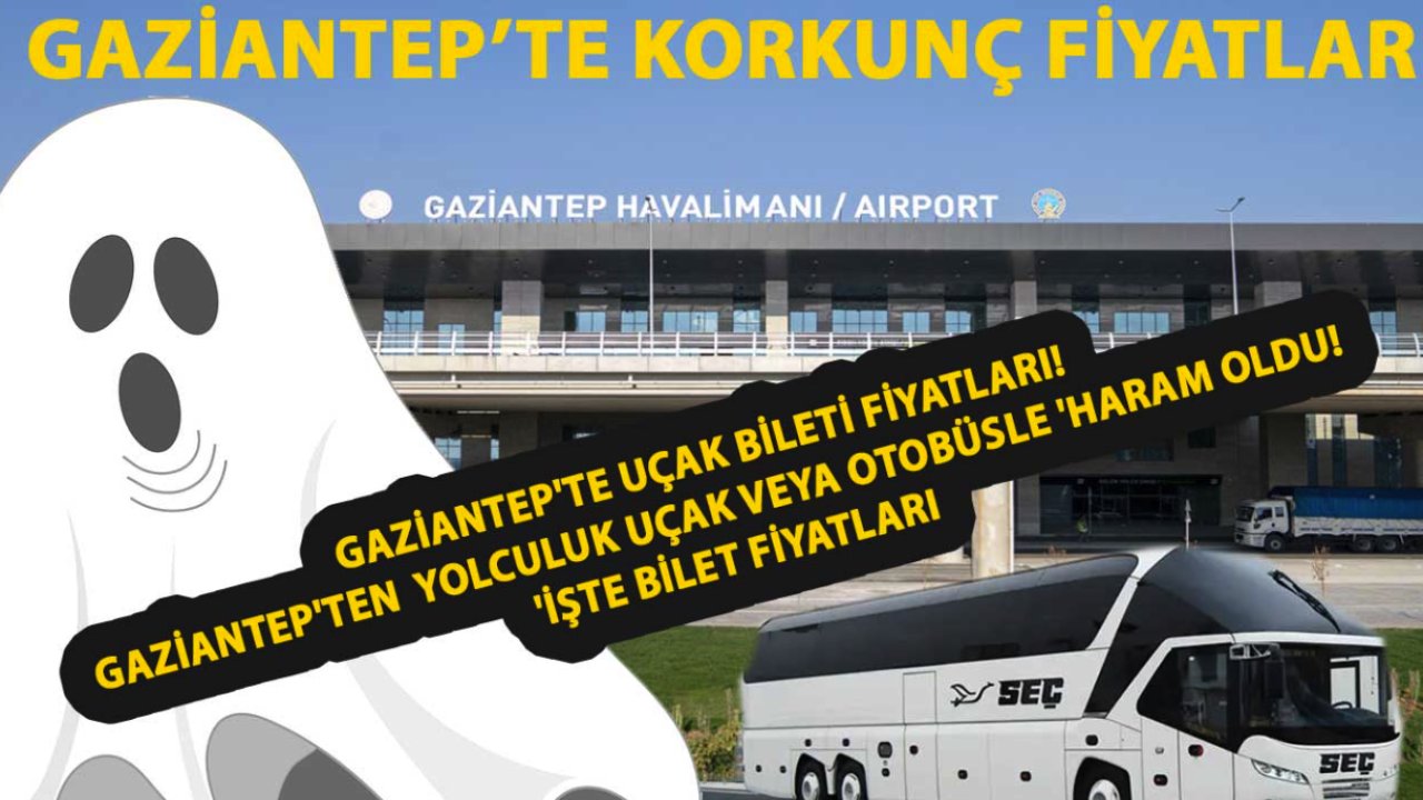 Gaziantep Havalimanı'nda En Ucuz Uçuş Fiyatları! Sanayi şehri Gaziantep'te bir yerden bir yere gitmek ARTIK imkansız!