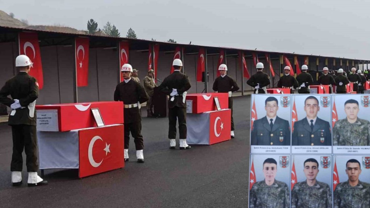 Şehitler törenle memleketlerine uğurlandı! Gaziantep, Yozgat, Çorum, Ağrı, Elazığ, Mardin Şehitlerimiz Geliyor