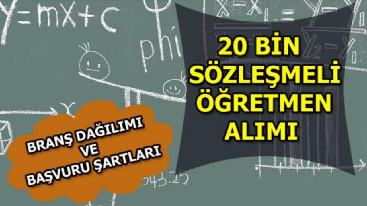 20 bin sözleşmeli öğretmen başvuruları için önemli açıklama