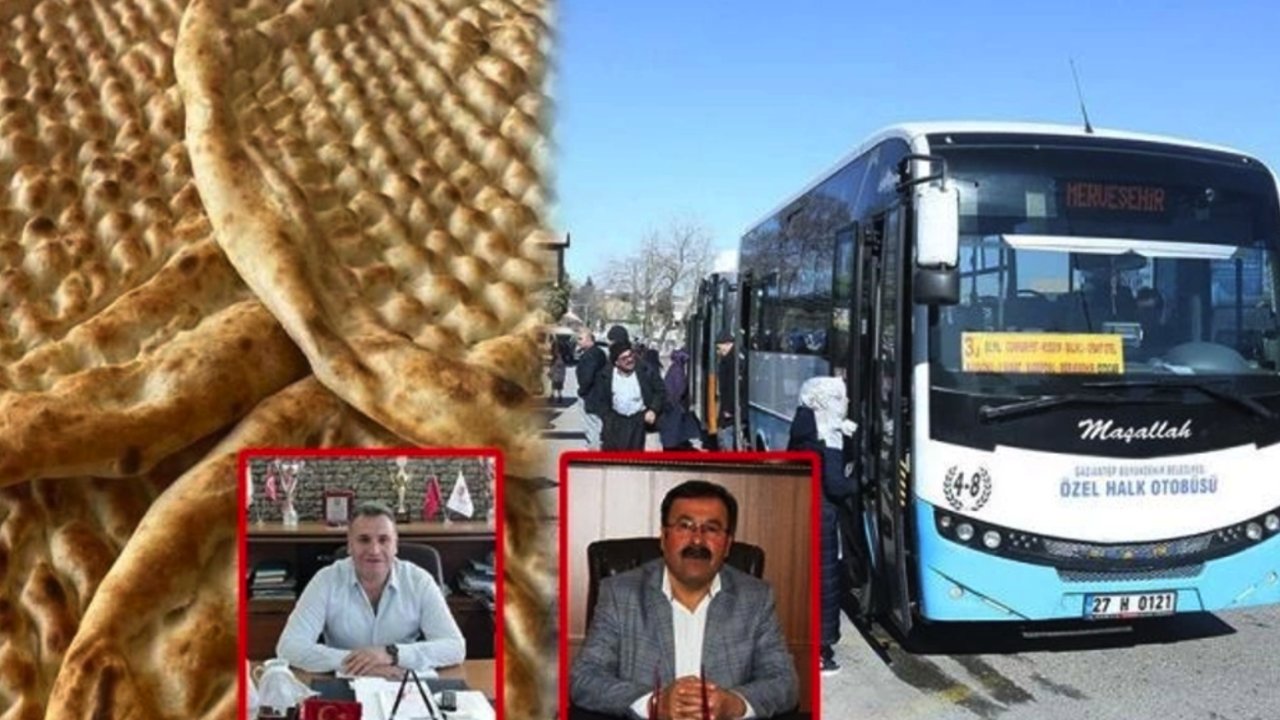 Gaziantep'te Toplu Ulaşımda Tam Bilet 23 TL! 1 Adet Pİde 8.5 TL OLACAK!  Somun 9 - 9.5 TL Arasında