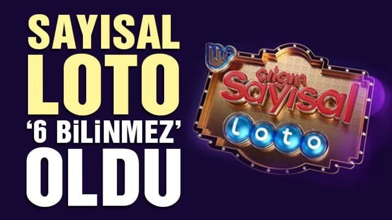 Sayısal Loto ‘6 bilinmez’ oldu