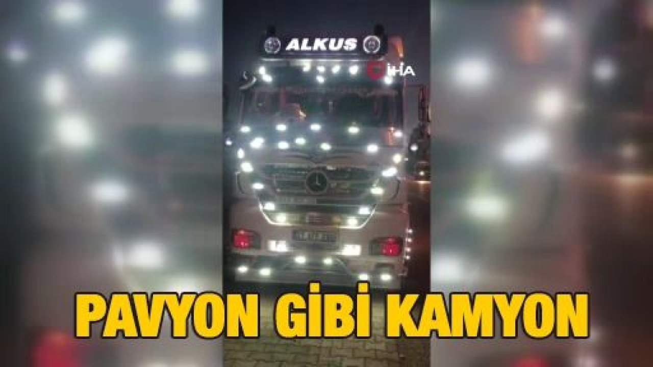 Video İzle...Gaziantep'te Pavyon gibi kamyon