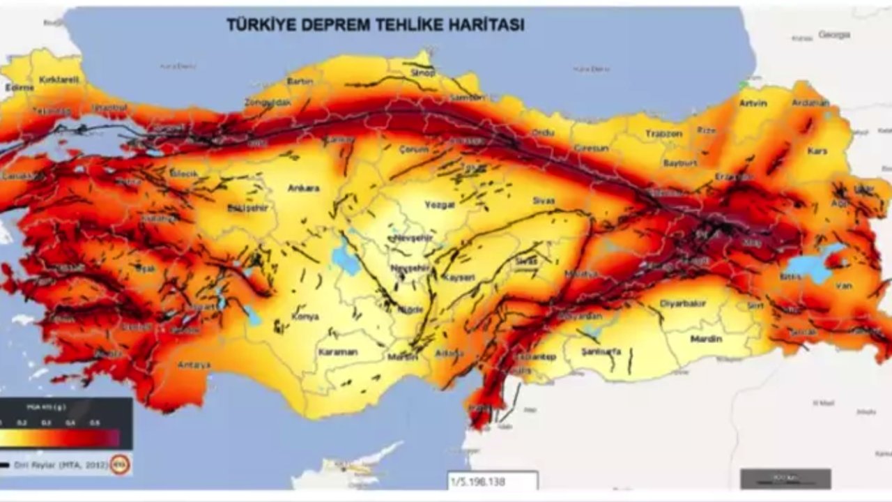 Gaziantep'te fay hattı nereden geçiyor! Gaziantep'te Deprem Riski Var Mı? Evinizin Altından Fay Hattı Geçiyor Mu?