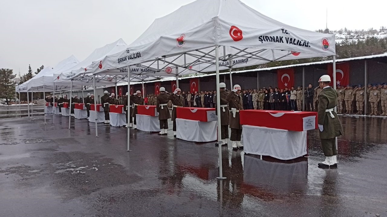 Şehit Piyade Uzman Çavuş Hakan Gün'ün cenazesi Şırnak'tan törenle Gaziantep’e uğurlandı