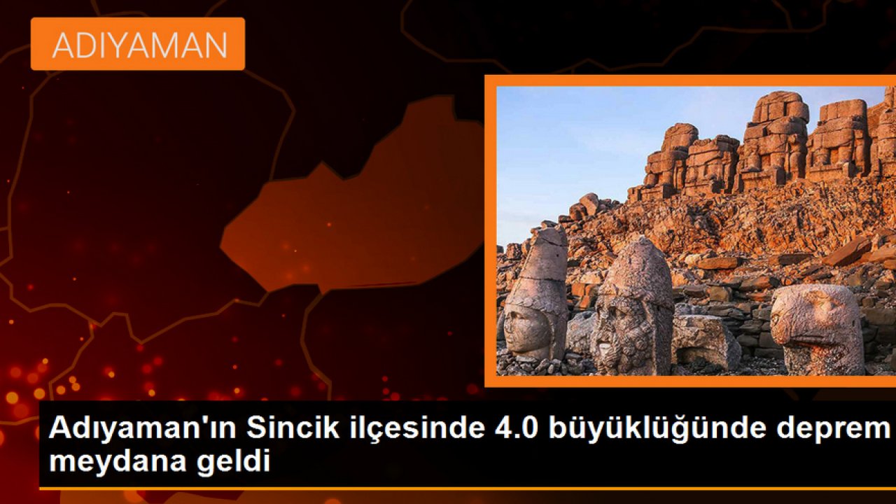 Deprem! Adıyaman'da  4.0 büyüklüğünde deprem