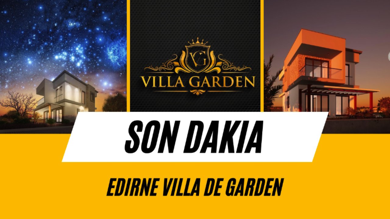 Villa De Garden: Lüksün ve Sanatın Sembolü Edirne'nin Kalbinde Yükseliyor!