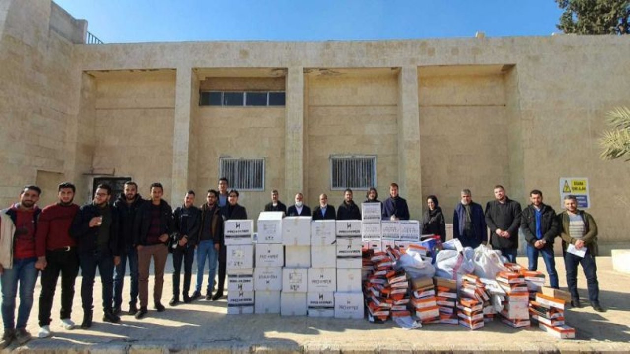 Gaziantep'ten Suriye'ye gönderilen insani yardımlar Afrin'e ulaştı