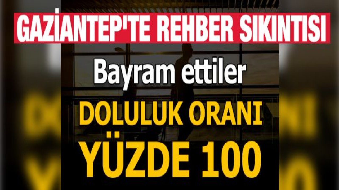 Bayram ettiler! Doluluk oranı yüzde 100