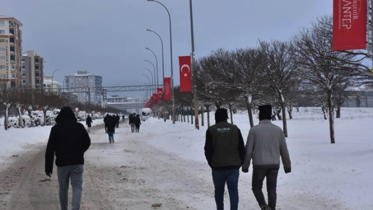 Gaziantep'e KAR Geliyor! Bu Geceye Dikkat! Gaziantep 15 Günlük Hava Durumu