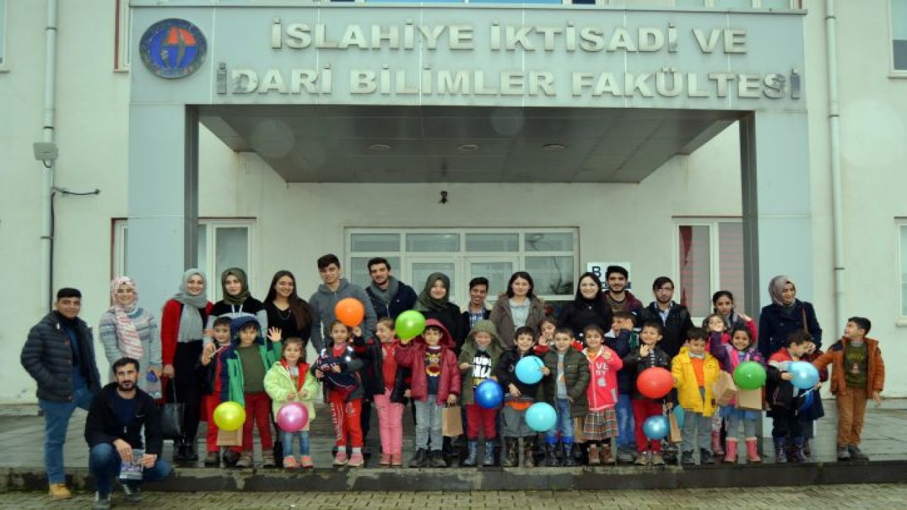 İslahiye İİBF Öğrencilerinden 'Kardeş İlkokul ile Kardeş Üniversitesi' Projesi