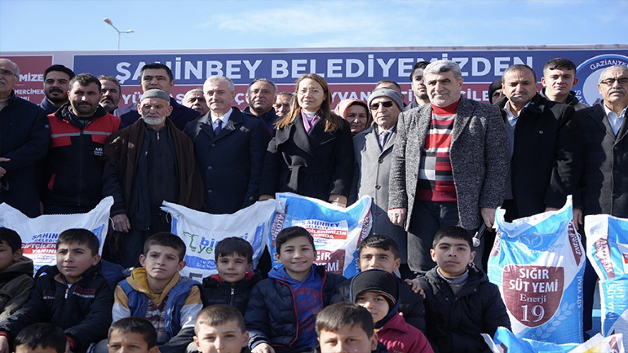 Şahinbey’den dev destek! Tahmazoğlu hayvan yetiştiricilerini unutmadı