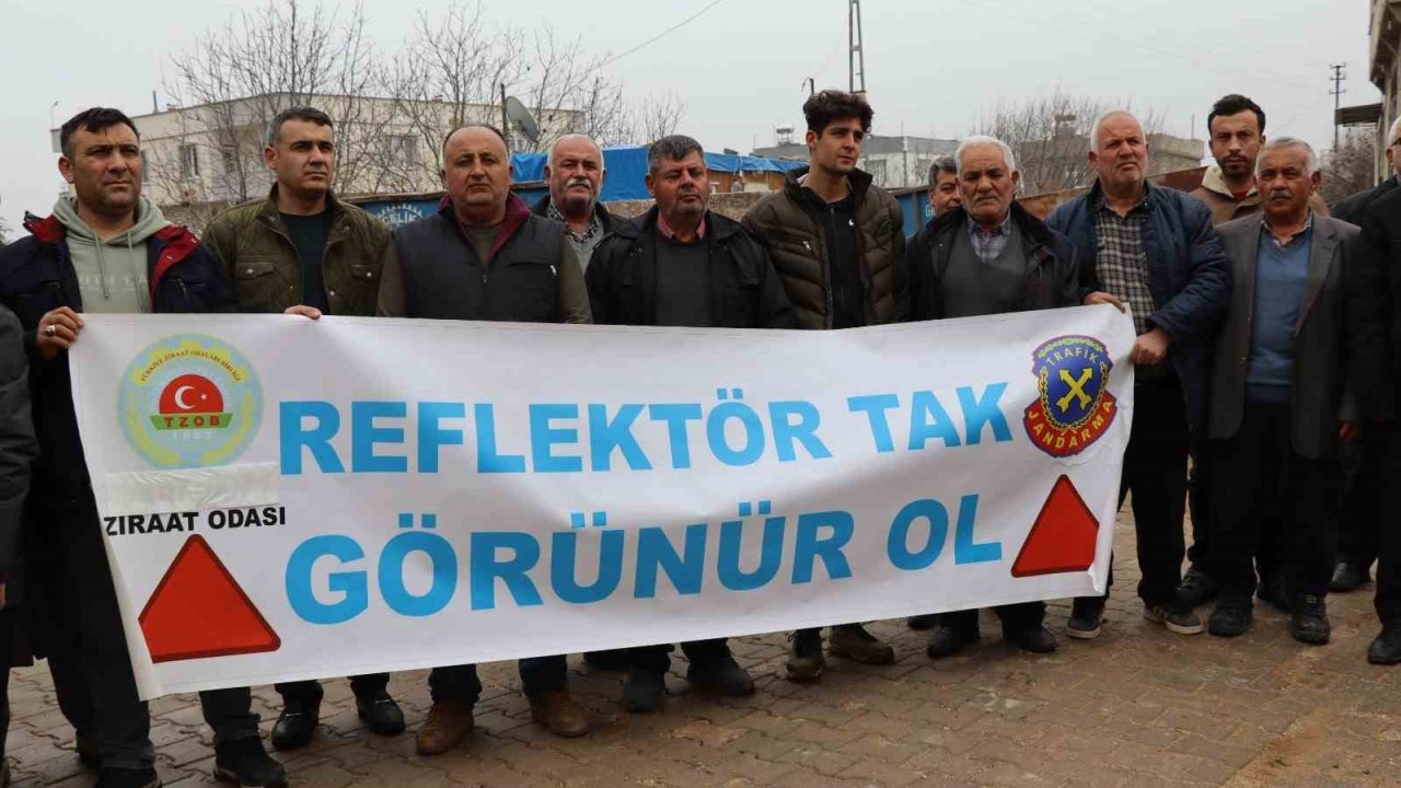 Gaziantep'te traktör sürücülerine jandarmadan güvenli tarım eğitimi