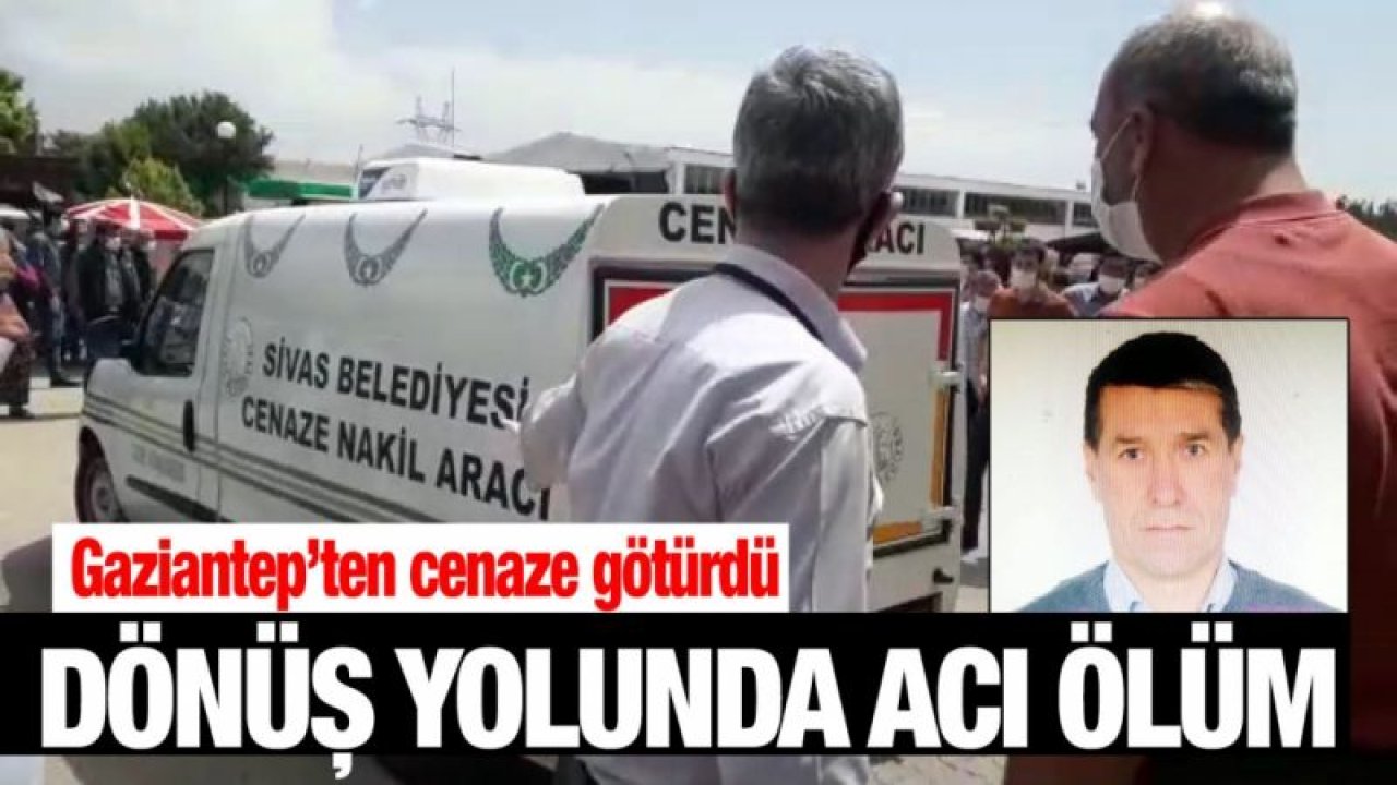 Cenaze nakil aracının şoförü kazada öldü