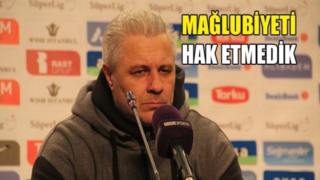 Marius Sumudica: “Bu mağlubiyeti hak etmedik”