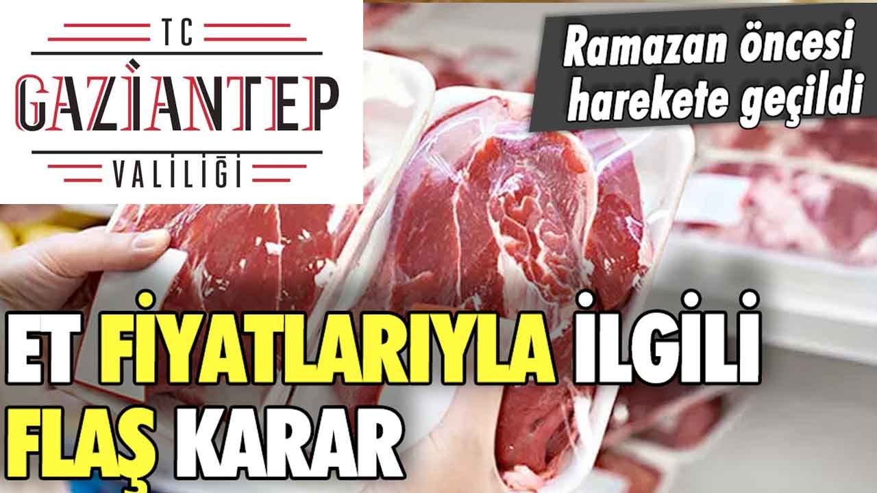 Gaziantep'e Ramazan'da Et'in Kilosu 750 TL Olacak MI!